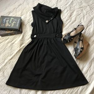 MODCLOTH Coach Tour Dress in Noir